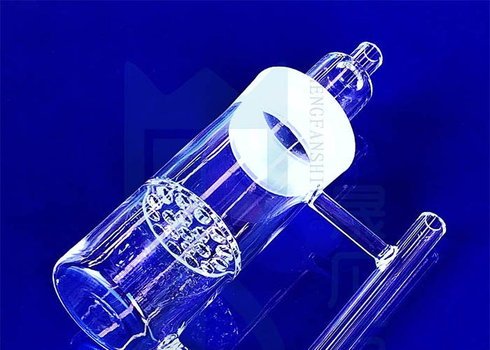 Process Glass Lab Customized 2.2g/Cm3 Quartz Instrument Scientific Glassware