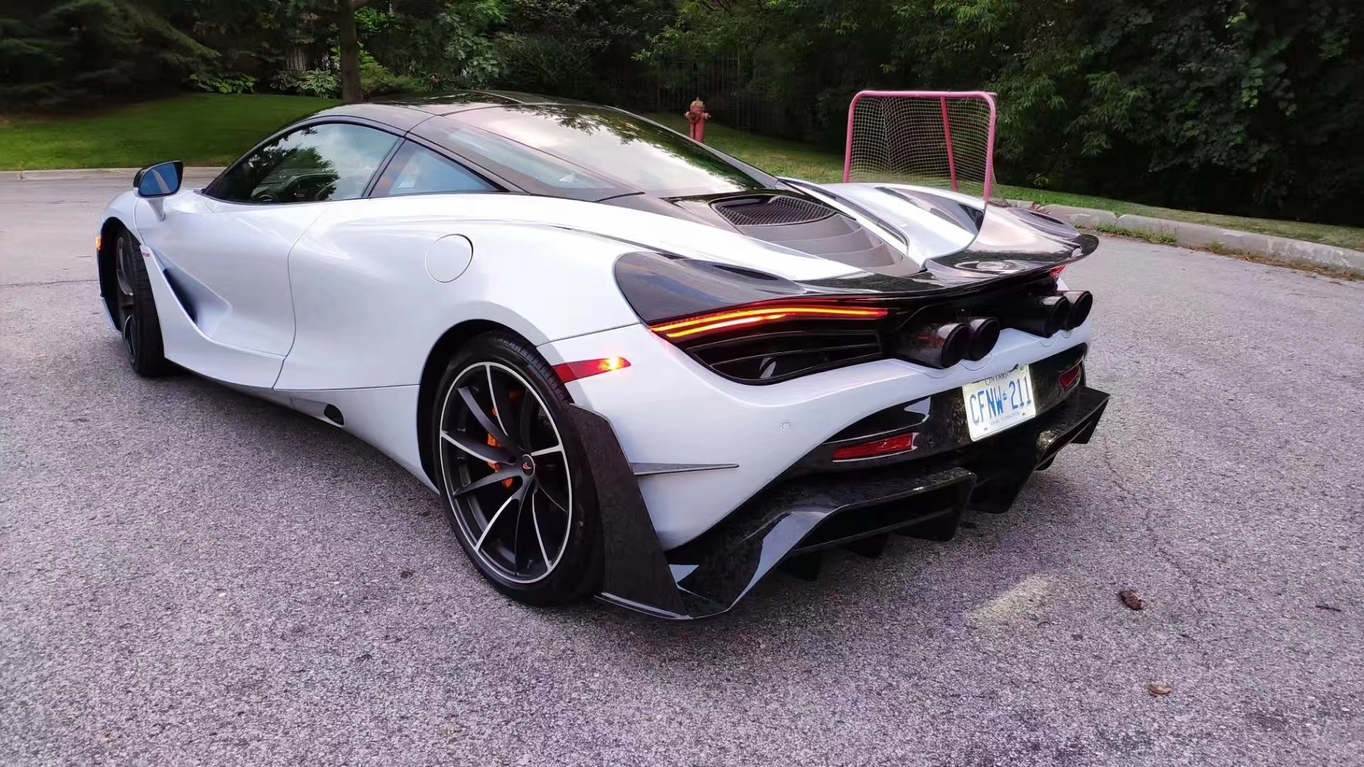 Dry Carbon Fiber for McLaren 720s Carbon Fiber Body Kit 720s Upgraded MSY-style Front and Rear Bumper Spoiler Hood