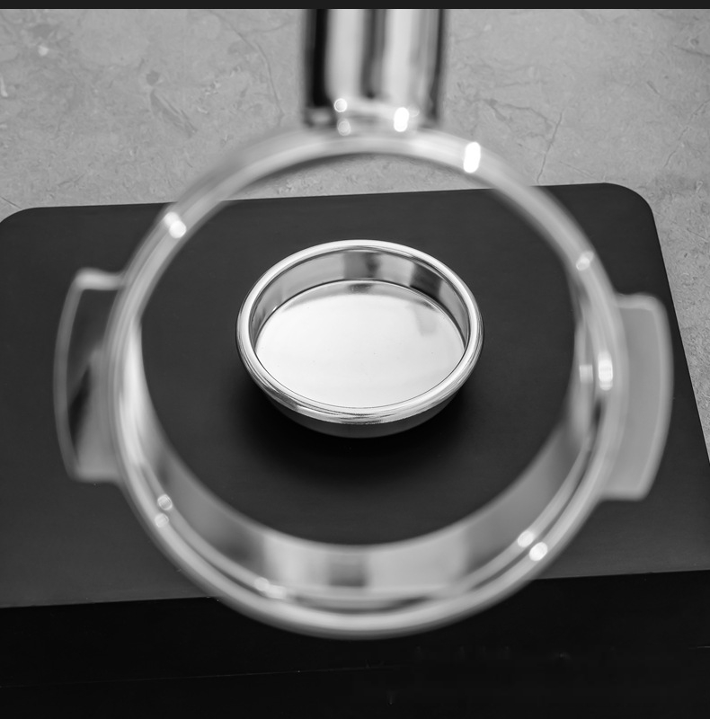 Foam Milk Function Stainless Steel Coffee Portafilter Blind Basket for Espresso Machines
