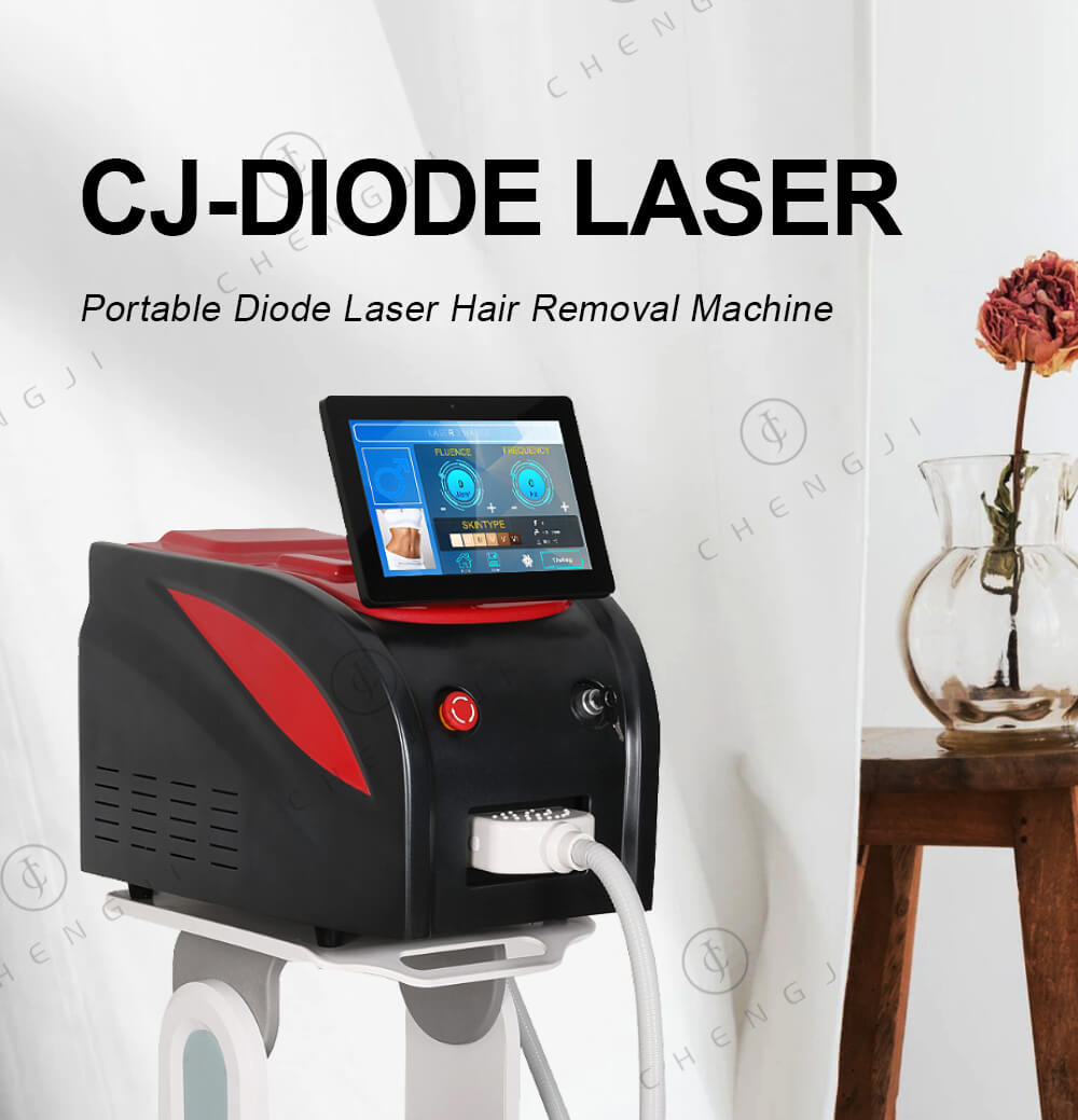 755nm Portable Diode Laser Machine Whitening Hair Removal Diode Laser System