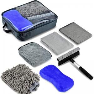China Auto Washing Microfiber Cloth Soft Bristle Detailing Brush Set 7pcs on sale