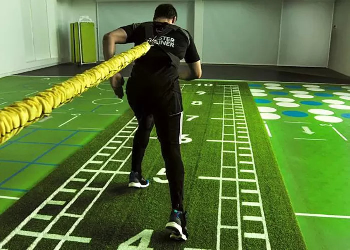 2mx10m Artificial Speed And Agility Turf With High Traffic For Pushing Sled