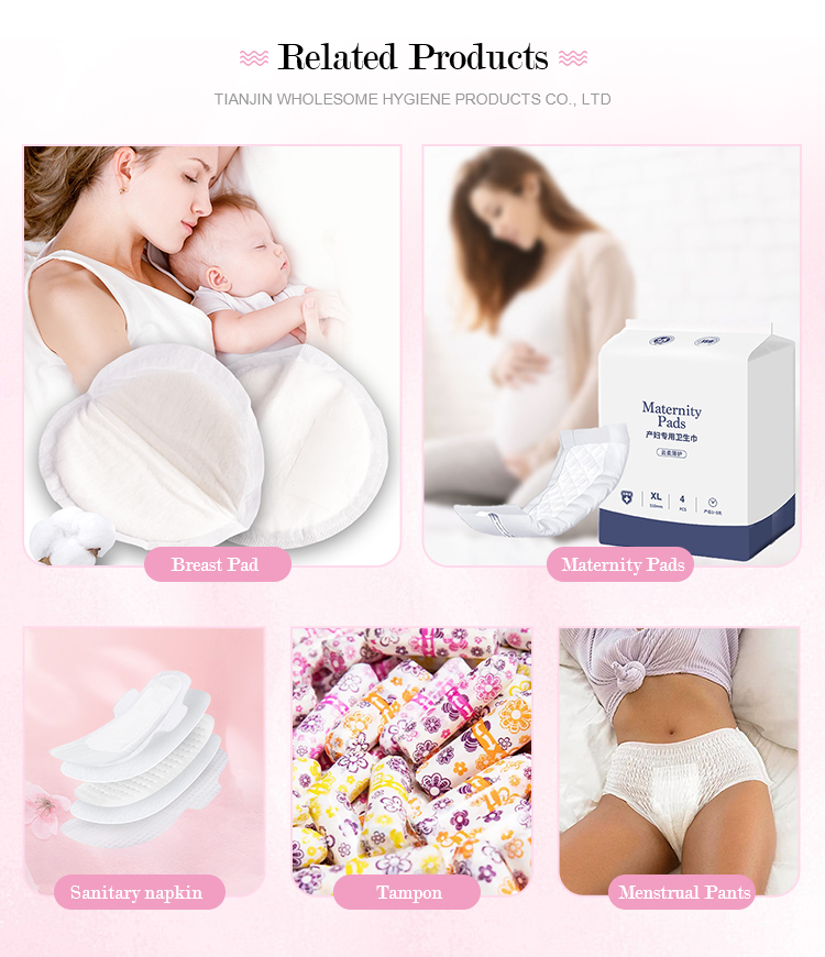 White Disposable Sanitary Pants for Maternity Breathable and Comfortable