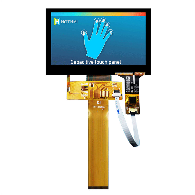 4.3 Inch 480x272 Pcap Monitor Sunlight Readable TFT LCD Display Module