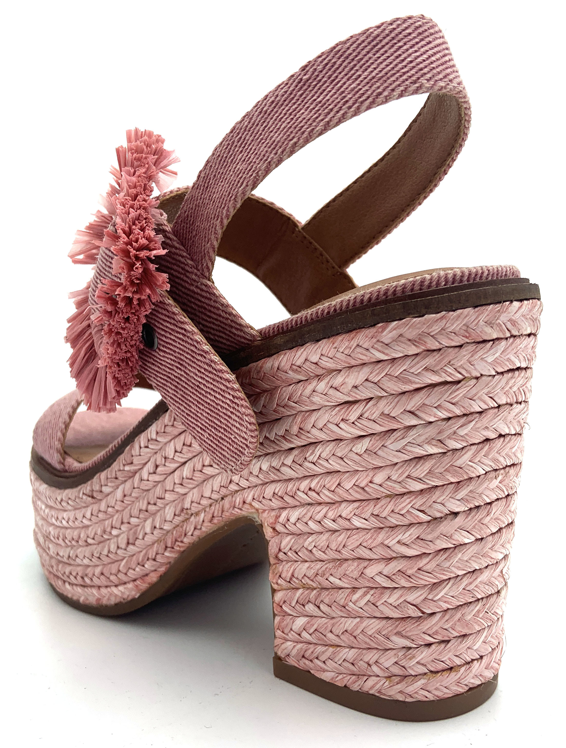 Women Canvas Espadrille Footwear With Cotton Lining Material