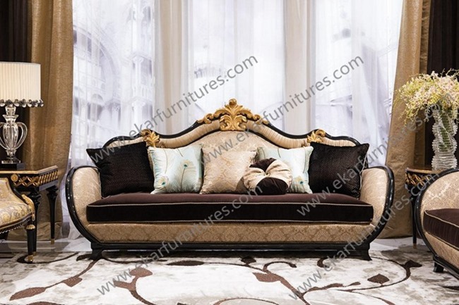 Luxury Hotel Room Furniture Modern Design Leather Sofa TI-006
