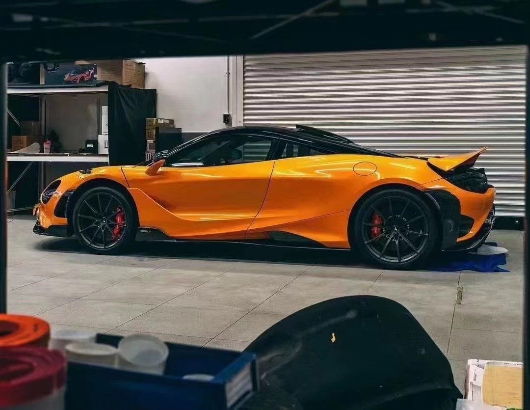 For McLaren 720s Body Kit 720S Upgrades the 765LT Style Carbon Fiber Front and Rear Bumper Spoiler Body Kit