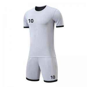 China Odorless Men Soccer Shirts Jerseys Breathable Anti Pilling V Neck on sale