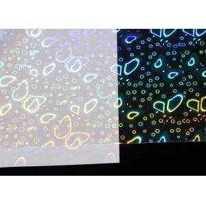 China Holographic Butterfly Pattern Transparent Vinyl Cold Lamination Film Self-Adhesive, Easy Cold Lamination, Great for DIY Stickers on sale