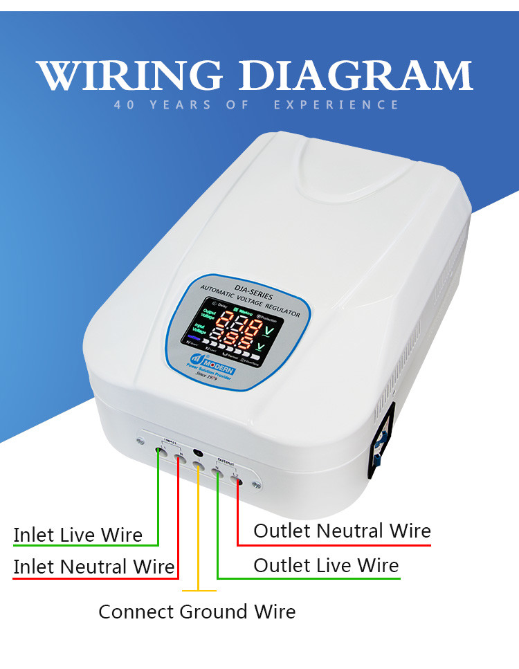 JAJA Series Energy Saving Household Voltage Stabilizer For Overvoltage Protection