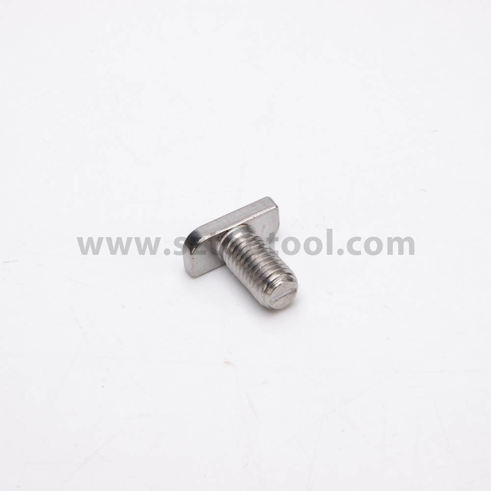 304 316 Stainless Steel T Bolt M6 Hex Bolts For PV Box Fasteners