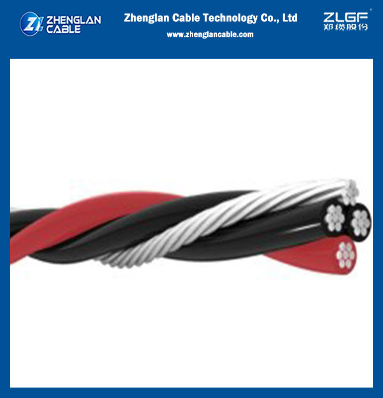 0.6/1KV Overhead Aluminum ABC Cable Conductor XLPE Insulated IEC60502-1