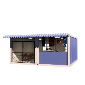 Flat Pack Beach Container Homes Earthquake Resistant Prefab Modular House