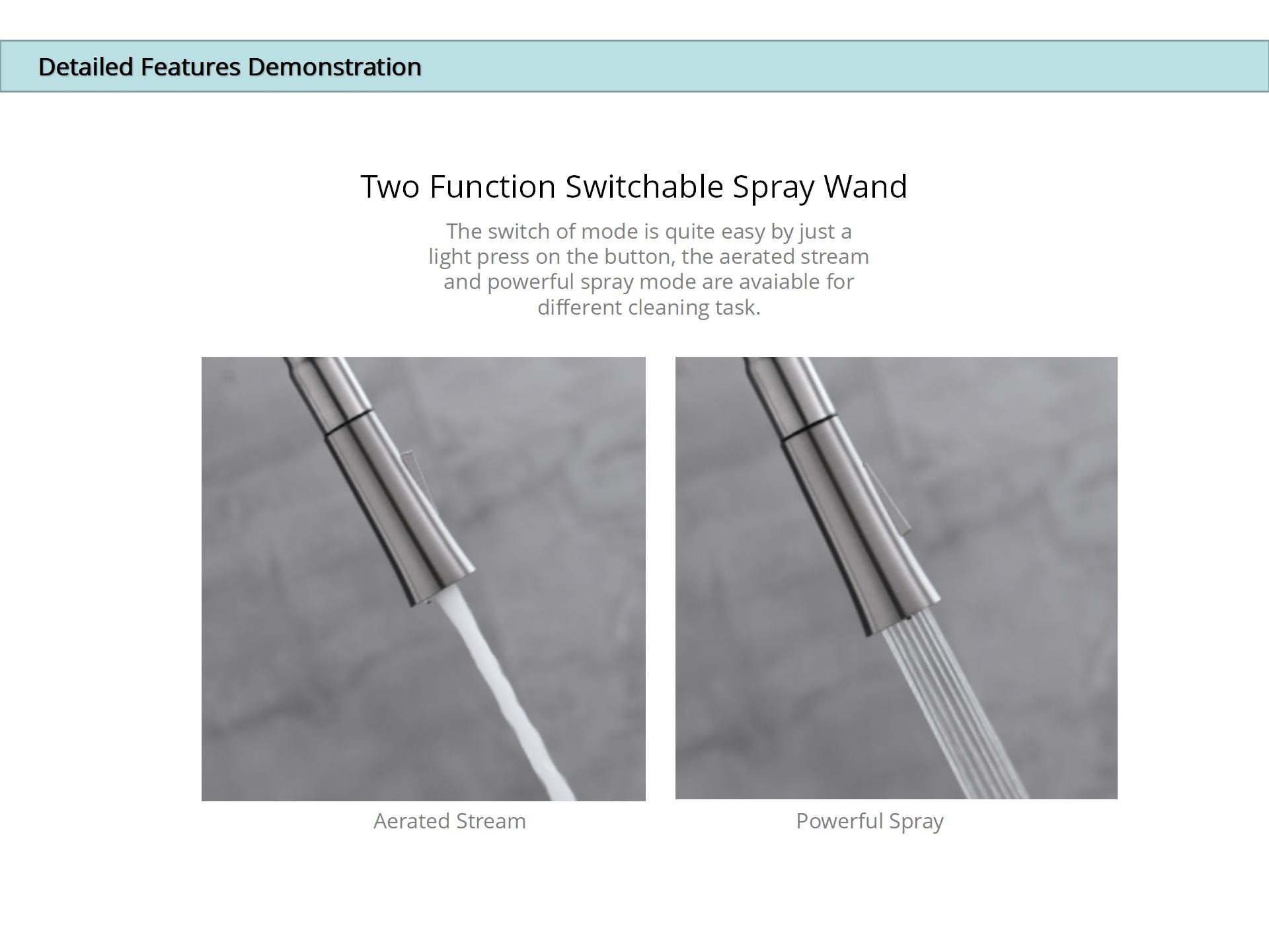 35mm Ceramic Cartridge Kitchen Basin Taps Touchless Water Faucet OEM