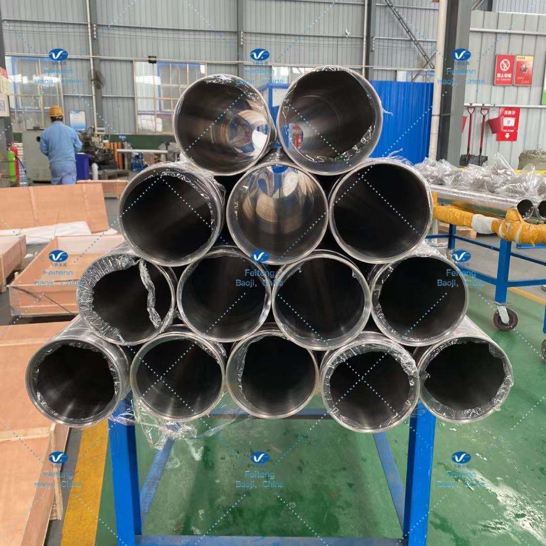 Titanium Tube Target Titanium Gr2 133OD*125ID*2140L ASTM B861-06 a
