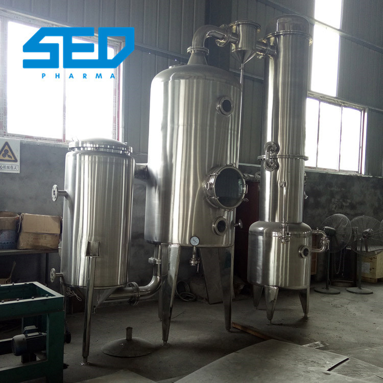 Single Effect Evaporation Machine Liquid Material Evaporating And Concentrating Usage
