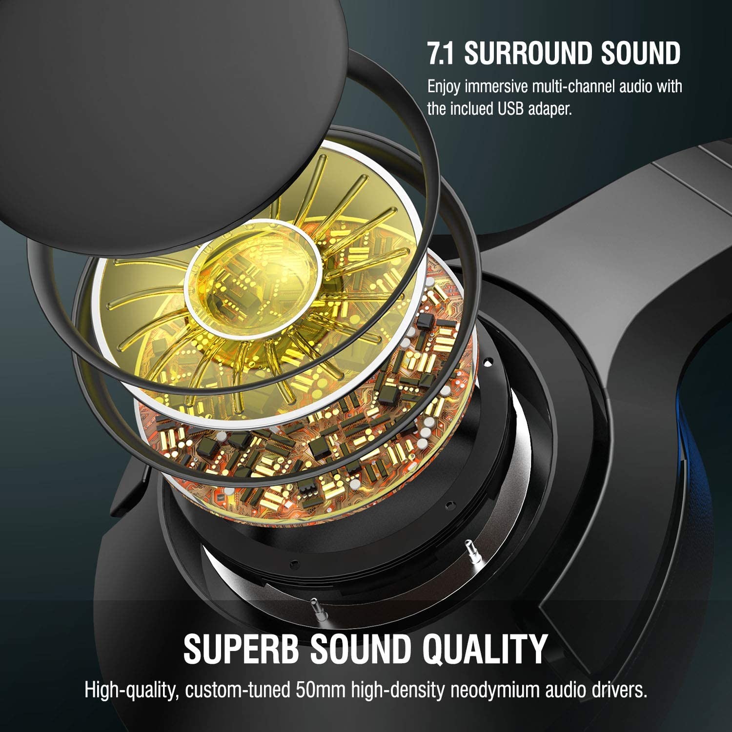 DC5V Onikuma K9 2.2kohm Glowing Gaming Headset