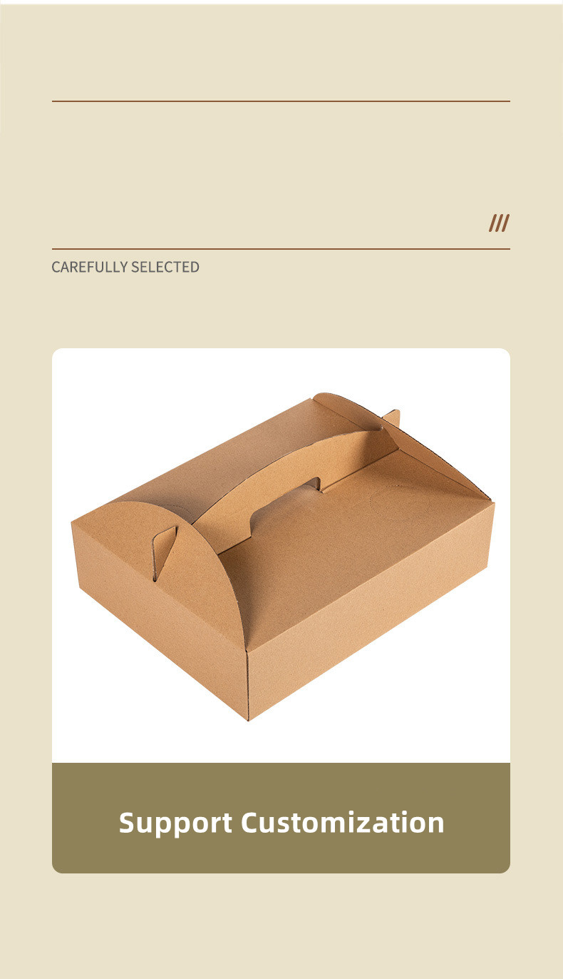 Sustainable Fried Chicken Boxes Packaging Meal Paper Box UV Coating