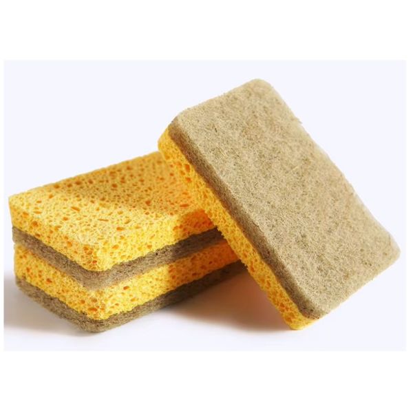 Compostable Cellulose Kitchen Sponges Various Shape Disposable