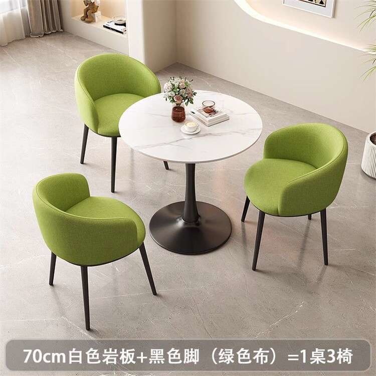 Sintered Stone Table Top Stainless Steel Dining Table With Chairs