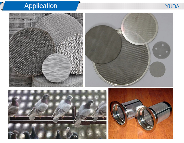 Ultra Fine Woven Stainless Steel Mesh Screen Filter 304 316 Plain Weave Mesh Rolls