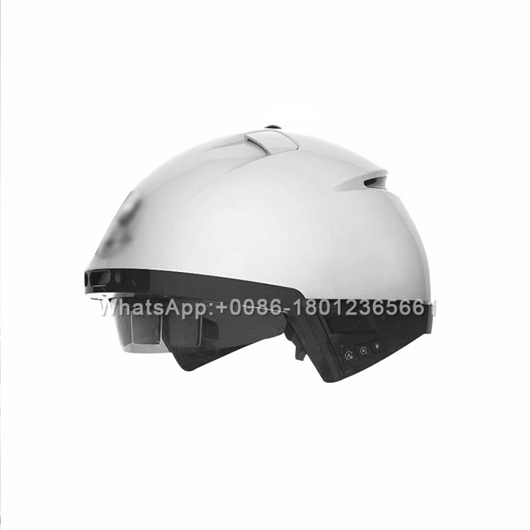 AI Thermal Imaging Policy Smart Temperature Measuring Helmet