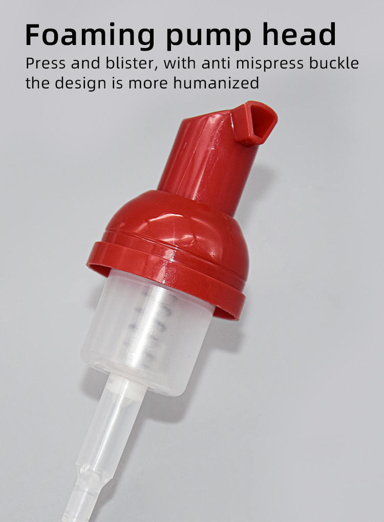 50ml/100ml Customized Color And Customized Logo HDPE Foam Pump Bottle Skin Care Packaging UKF19