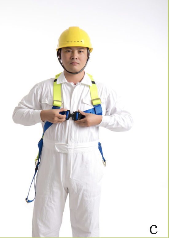 High Strength Personal Fall Protection Safety Harnesses