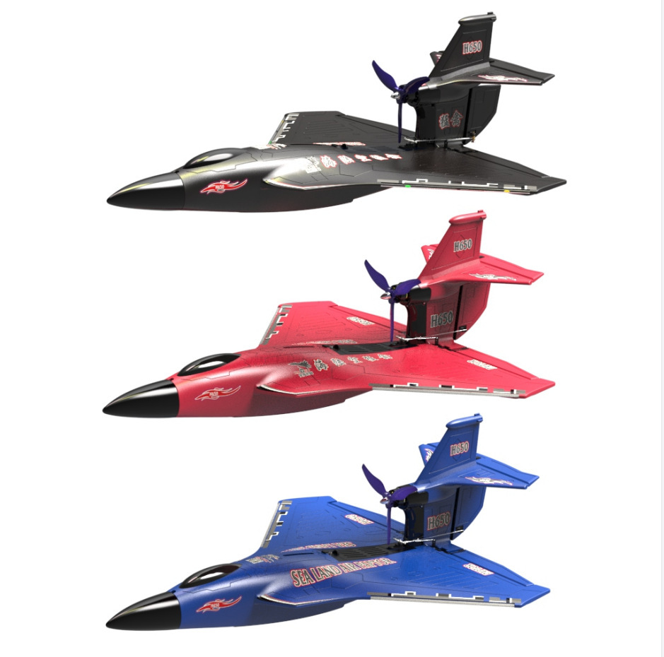 Outdoor H650 Fixed Wing Lightweight 3 In 1 Epp Foam Sea Land Air Long Range Radio Control Rc Aircraft Brushless Diy Fly Toy For Boys