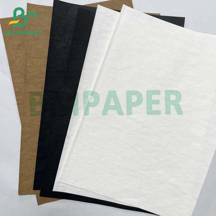 0.55mm Tear Resistance Colorful Washable Tex Kraft Paper Fabric