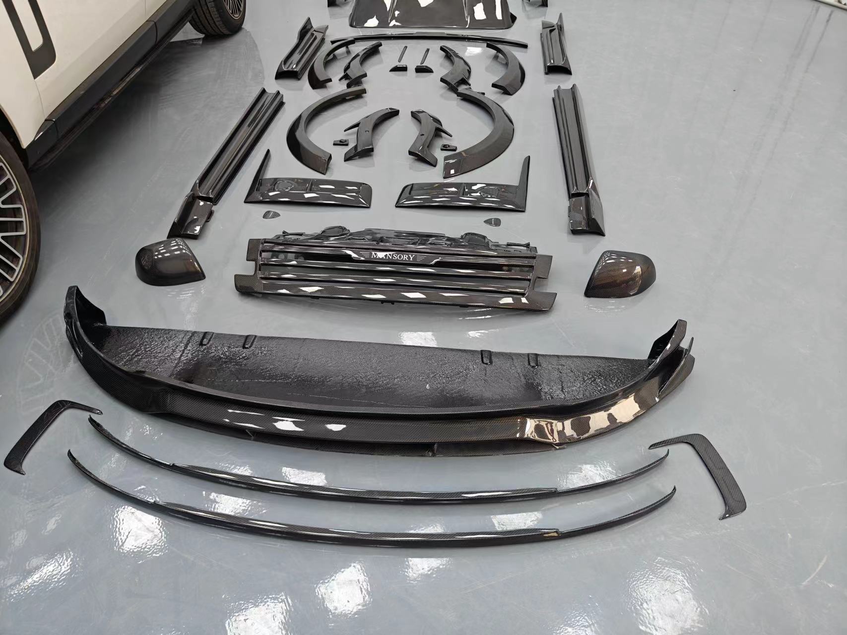 Rangerover Land Rover Body Kit MSY Style Front Lip Diffuser Wide Body Kit