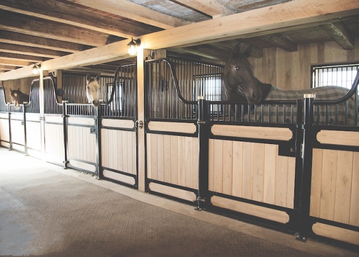 Outdoor Plywood Board European Horse Stalls Stable Stall Fence Panel With Roof