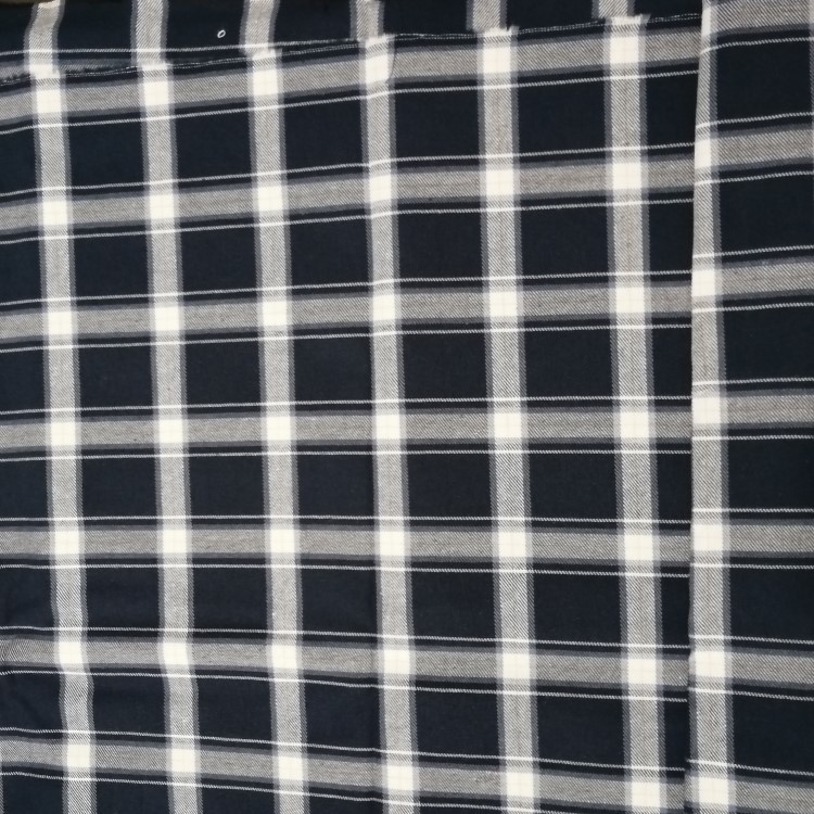 THPC FR Yarn Dyed 88% Cotton 12% Nylon 7.5oz Plaid Fabric For FR Plaid Shirt