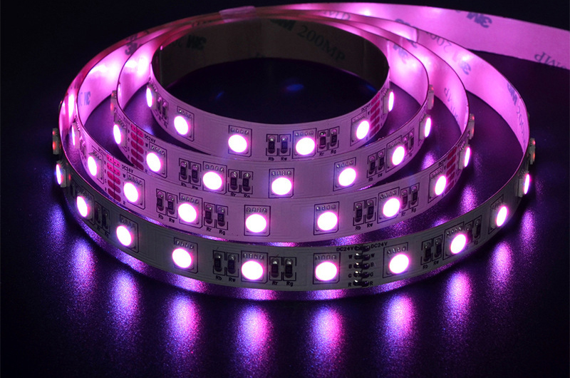 Warm White LED RGB Strip Light Flexible DC 12V SMD5050 RGBW RGBWW