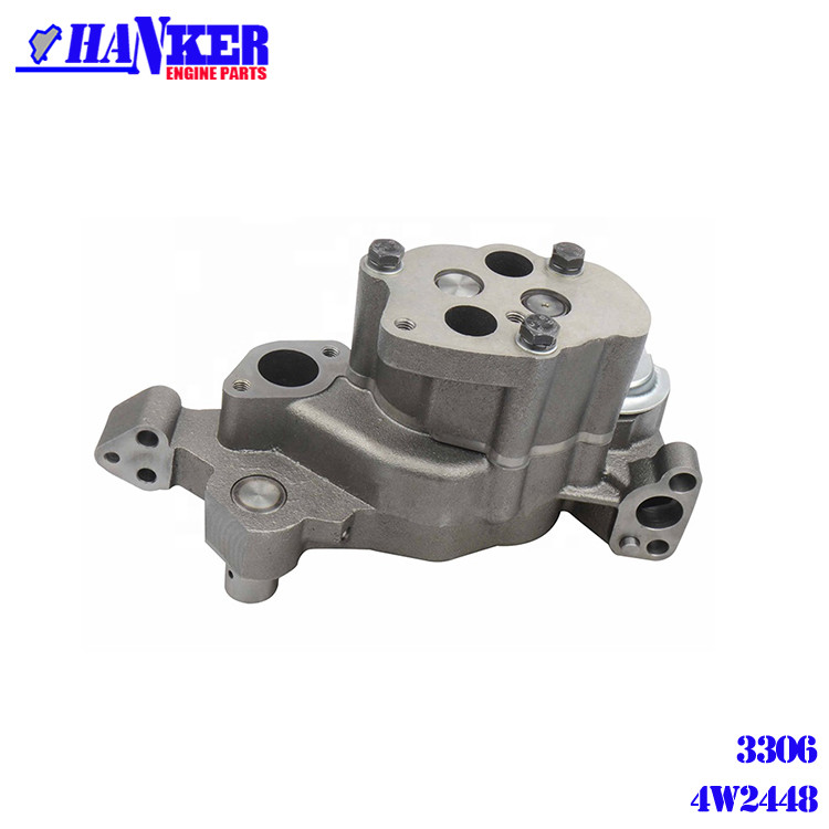 3306 Diesel Engine Oil Pump 4W2448 1611343 Excavator Spare Parts