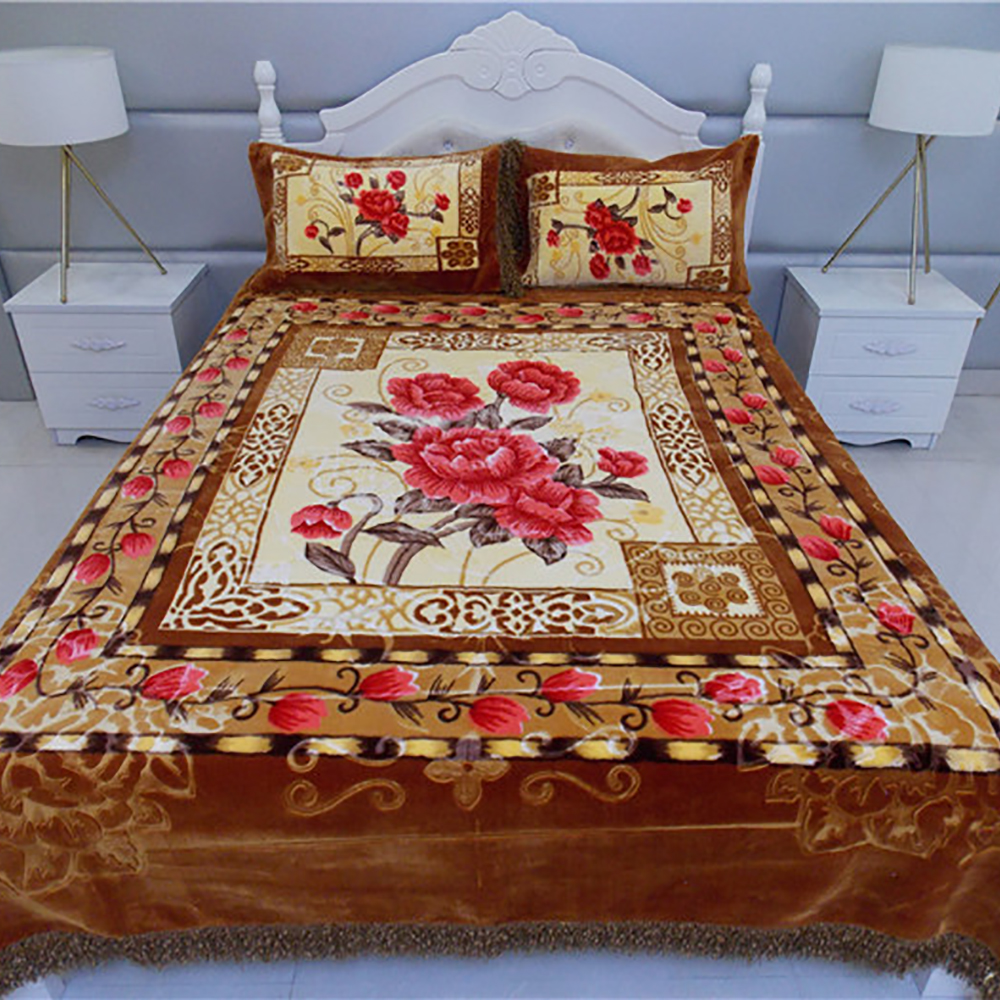 Upgrade Your Bedding with Customizable Cotton Filling Set and Super Soft Fluffy Blanket