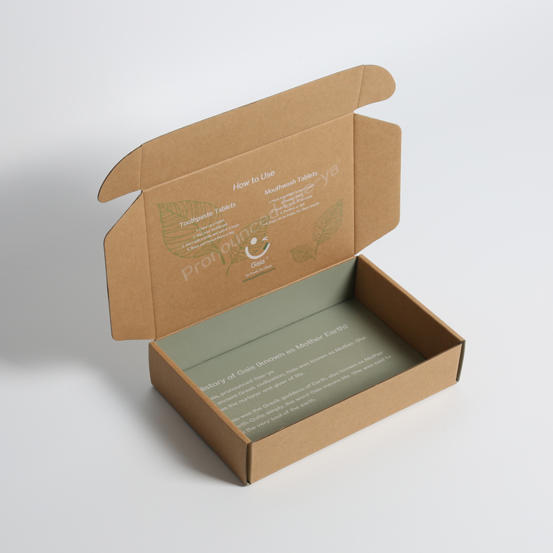 Ivory Board Box Cardboard Kraft Corrugated Mailer Box With Sustainable Materials