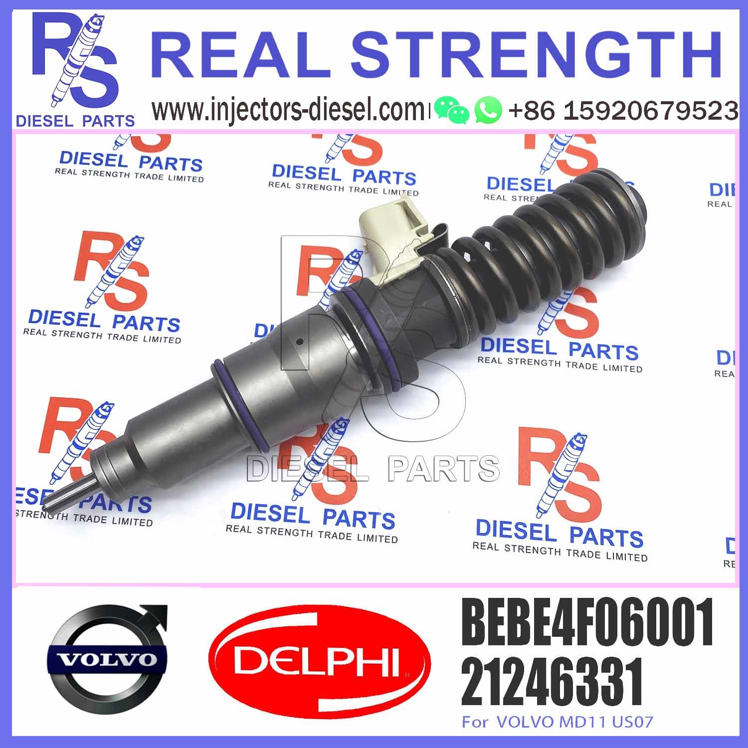 New Diesel Fuel Injector 21246331 85003110 BEBE4F06001 for V olvo MD11 21106375 21246331 21244717