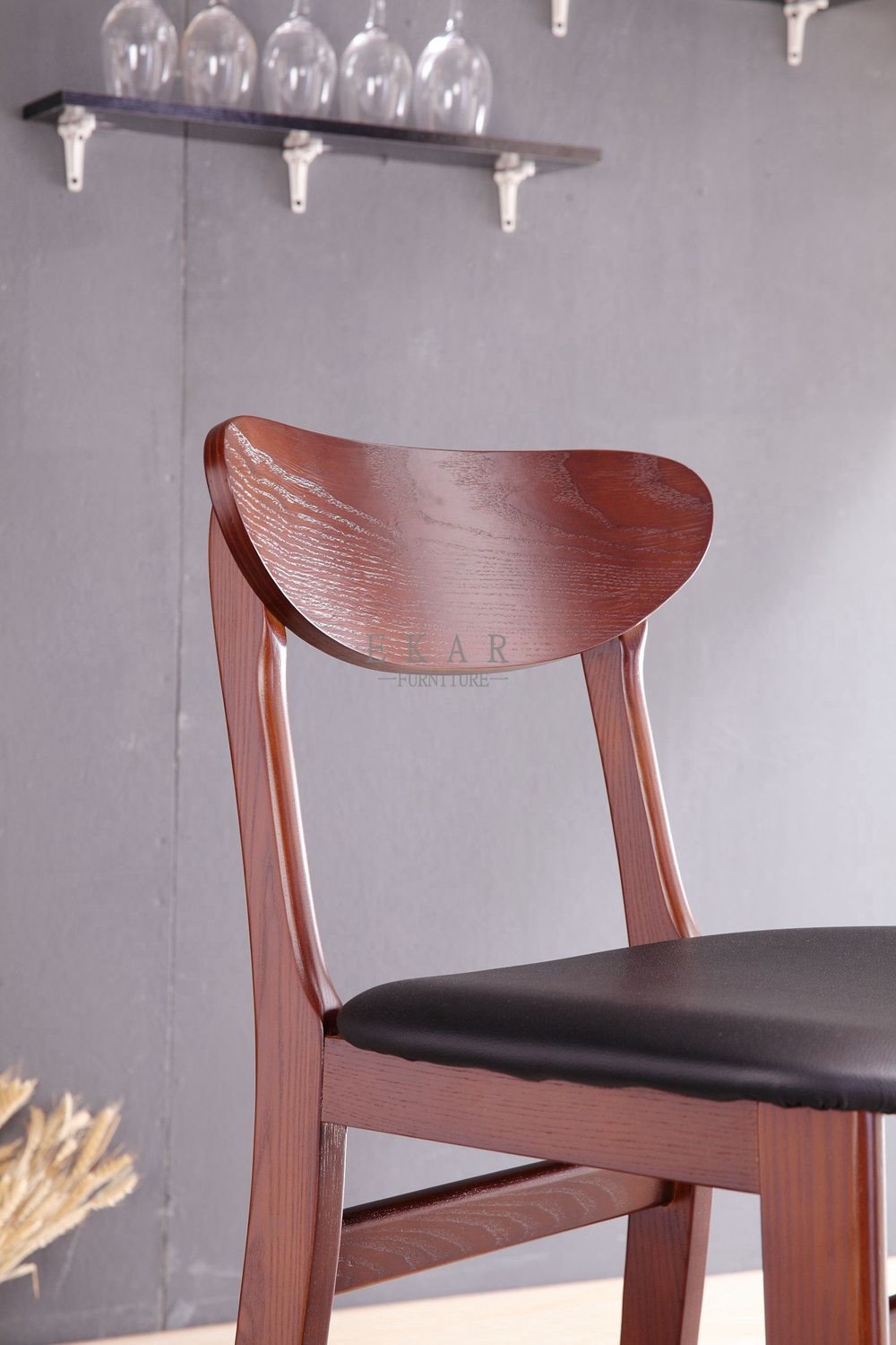 Home Furniture Bar Stool Wooden Bar High Chair