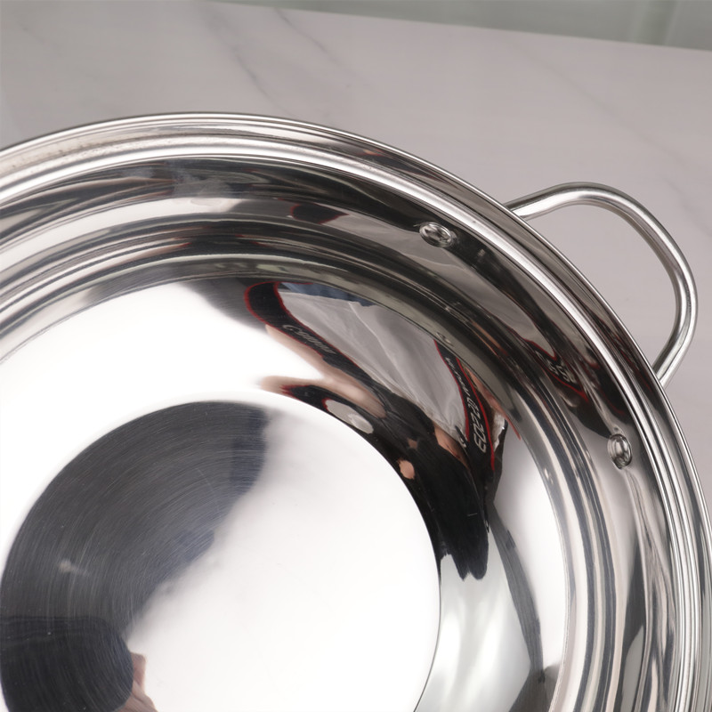 Double Food Steamer Set 28cm Stainless Steel Non Stick For Cooking