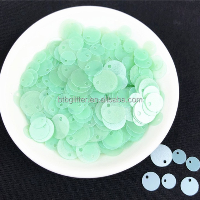 365 Colors 6mm 8mm 10mm MixesTop Hole Round Flat Loose Sequins for DIY Craft