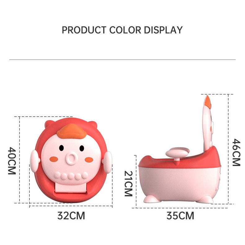 Special Urinals for Baby Training Animal Pattern Plastic Boys Girls' Seat Urine Basin