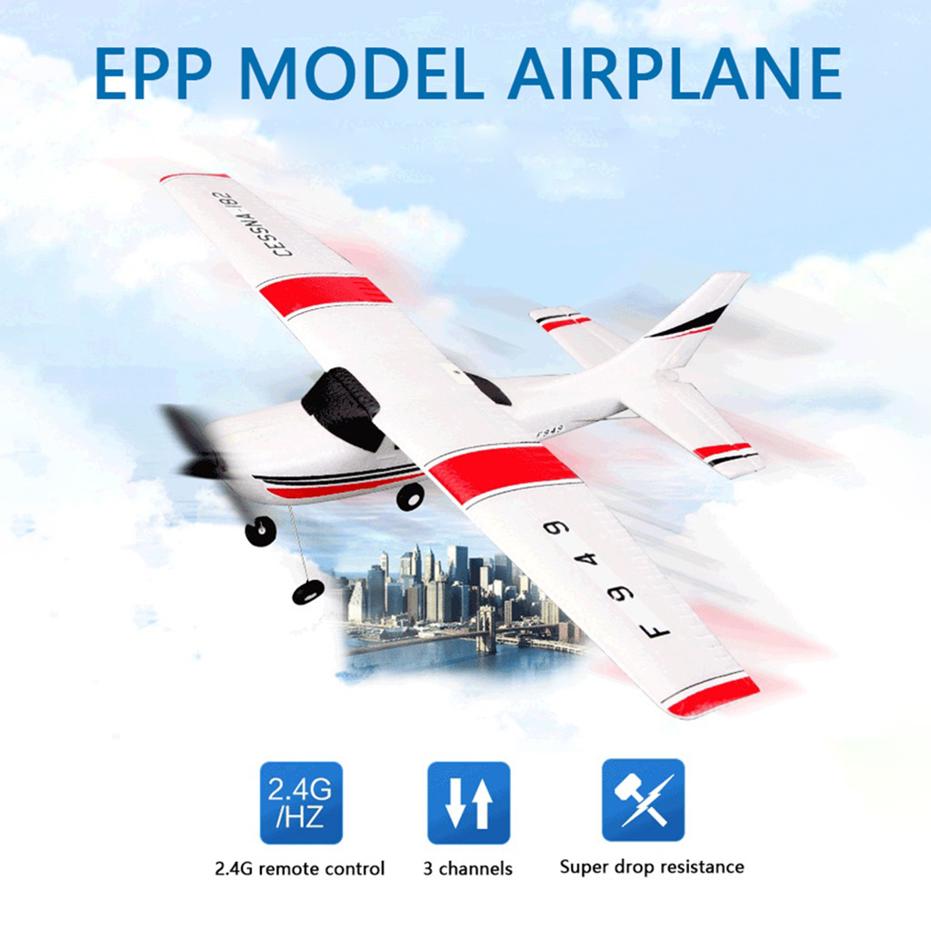 2.4G 3D6G 3Ch Fixed Wing Remote Control RC Airplane RTF Upgrade Version Digital Servo