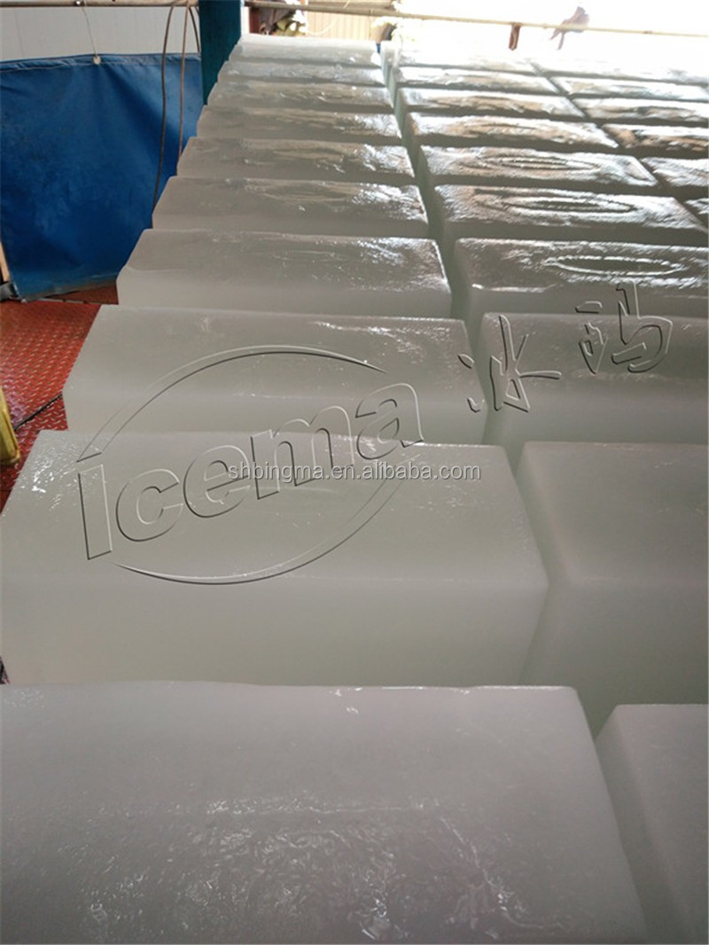 10T/24H Industrial Ice Making Machine with Direct Cooling and R404A/R22 Refrigerant
