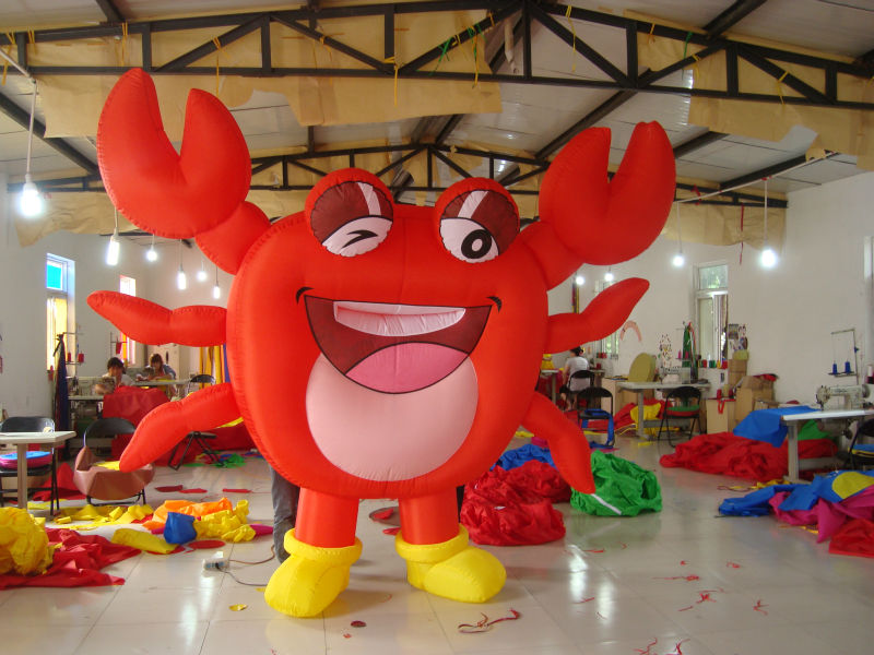 Giant Inflatable Cartoon Mascot Customized Oxford Cute Advertising