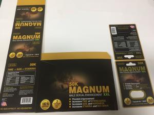China Customized Magnum Paper Cards Papaer Boxes For Pill Capsules Packaging on sale