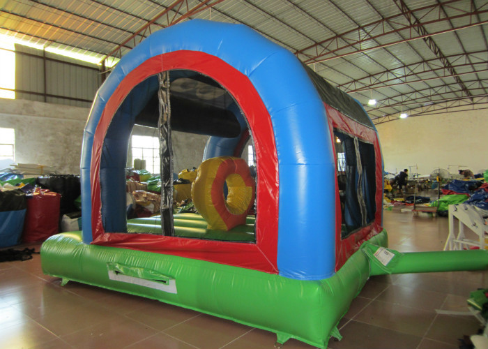 Simple Super Games Custom Made Inflatables 0.55mm Pvc Tarpaulin For Amusement Park