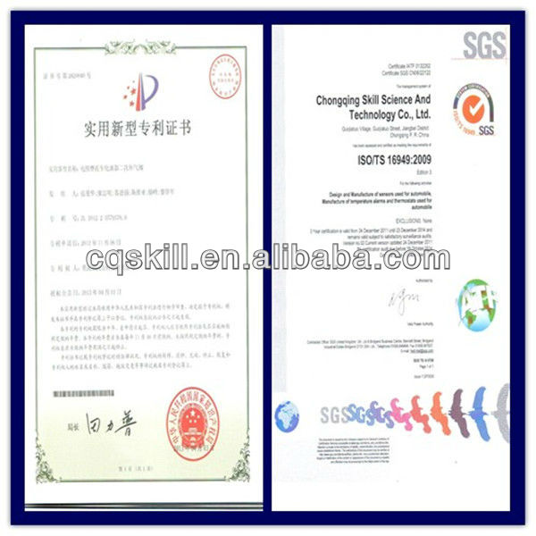 Loncin/zongshen/lifan motorcycle/scooter/car water temperature sensor