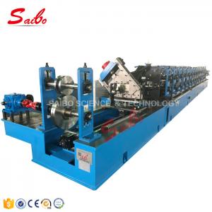 China 16 Stations Top Hat Roll Forming Machine With Framous Electric Elements with GI Steel 2.0mm Thickness on sale