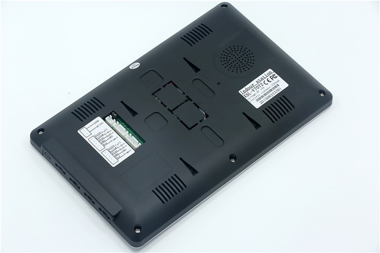 7inch touch key and intercom system unlock by password and ID card WIFI video door phone for villa